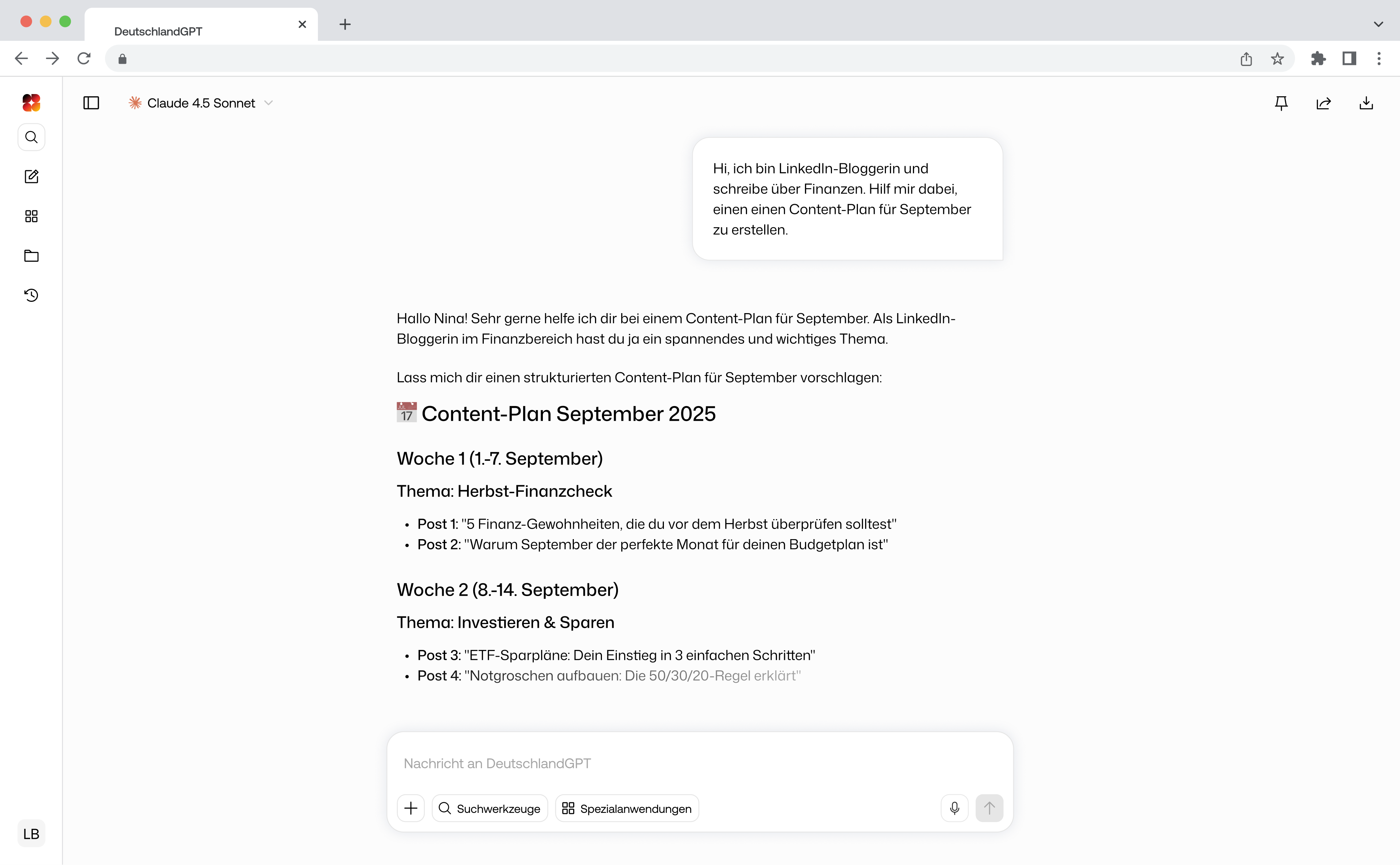 DeutschlandGPT Content-Erstellung — KI-gestützte Texterstellung für Organisationen